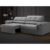 Sofá com Carregador USB Retrátil Reclinável Mimo 2,00m Velosuede Grafite – NETSOFAS