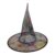 Chapéu de Bruxa Transparente Preto – Aranha Colorida – Halloween – 1 unidade – Rizzo
