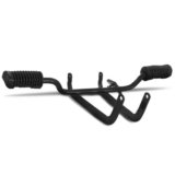 Pedaleira Dianteira Estribo Completo Sansão Pro Tork Para Moto Titan 125 150 Fan 125