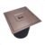 LIXEIRA DE EMBUTIR EM ACO INOX COM ACABAMENTO ESCOVADO ROSE- LAC0003-C