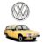 Emblema Cromado Simbolo Vw Frente Brasilia
