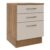 Balcão Armário de Cozinha 60 cm 3 Gavetas Rustic/Crema Agata Madesa