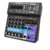 TEYUN 6 Canais Power Karaoke Amplificador Estéreo Mixer Áudio Som Interface Console Mixagem Entrada Computador Power