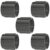 Kit 5 Luvas Eletroduto Rosqueavel Pvc 1.1/4 Preto Amanco