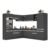 Armário de Cozinha Completa de Canto com Rodapé Veneza Multimóveis MP2081.898 Preto/Branco