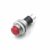 100 Peças Chaves Push Button Ds-314 2t Sem Trava Vermelha