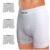Kit com 5 Cuecas Box Polo Star Branca Masculina