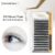 NAGARAKU 3D W 0.05CD Forma Natural Luz Suave Ventiladores Tecidos À Mão Com Extensões Automáticas De Cílios Falsos