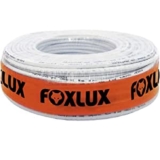 Cabo Coaxial RG6 95% Foxlux 100m para TV Antena Parabólica e Sinal Baixa Interferência