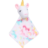 Naninha De Pelúcia Branco Unicórnio Para Bebê 11863 – BUBA