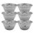 Kit 6 Forminhas 12 cm Mini Bolo Vulcao Pudim ( 12cm Boca / 8,0cm Fundo / 6cm Altura)