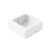 Caixa 4 Doces com Visor S11 (9cm x 9cm x 4cm) Branca 10 unidades Assk Rizzo Embalagens