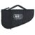 Capa Pistola Acolchoada Preta Revolver Ar15 Sport 33cm