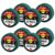 Kit 8 Fitas Isolantes Imperial Verde 18mmx10m 750v 3M