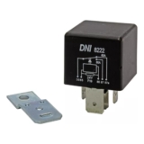 Relé Auxiliar Automotiva Universal Reversor 5 Terminais 40/10A – 24V Com Suporte Corrente DNI0240