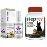 01 PRO-RIM 30ML + 01 HEPVET C/30 COMPRIMIDOS