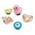 Jibbitz™ delicados pack com 5 unidades unico