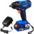 Chave Impacto 1/2 Pol. 350Nm 20V 2Ah Intercambiável Velocidade Variável Carregador Rápido FORTGPRO