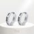 Brincos Vnox Men’s Stainless Steel Earrings , Octógono Luz Completa Corrosão Viking Symbol De Aço Cor Jóias