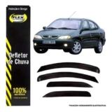Defletor Calha de Chuva Renault Megane 1994 a 2005 (Fase 1) 4 Portas Ecoflex