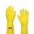 Luva de Latex Multiuso M Amarelo Volk