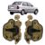 Par Fechadura Porta Traseira Corsa Classic 2004 2005 A 2012