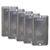 Kit 5 Tampas Cegas Para Condulete Reto Aluminio 1/2 e 3/4