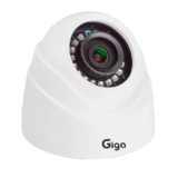 Câmera Dome Plástica 1080P Full HD Orion IR 20M Sensor Digital1/3 3.6MM 12 Leds SMD Giga GS0470A