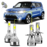 Kit Ultra Led Kia Soul 2010 a 2016 20000lm 6500k