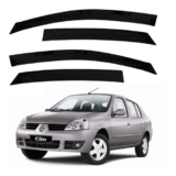 Defletor Calha de Chuva Renault Clio (Fase II) 2000 a 2016 4 Portas Ecoflex