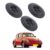 Kit Com 3 Tampas Redondas Roda Caixa Estepe Frente Fusca