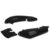 Rabeta Kit 3 Peças Cromo Forte Ybr 125 2000/07