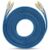 Cabo RCA 5 Metros Dupla Blindagem Cobre 5m Blindado Azul 5mm