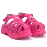 Sandália Fisherman Feminina Plataforma Tratorada WorldColors – Pink New
