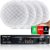 Kit Som Ambiente Amplificador Bt Fm +4 Arandela Gesso Teto