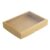 Caixa 24 Doces com Visor S9 (19cm x 25cm x 4cm) Kraft 10 unidades Assk Rizzo Embalagens