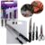 Kit Jogo Cozinha 7 Peças Utensílios Facas Tesoura Chiara Tábua Para Churrasco