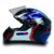 Capacete Para Moto Gt-5 Vermelho E Azul Estilo Tamanho 56