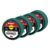 Kit 4 Fitas Isolantes Imperial Verde 18mmx10m 750v 3M