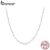 Prata Bamoer Sterling 925 Design Único Colar Básico Em Forma De Coração Moda Jóias Presente SCA026