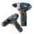 Parafusadeira 3/8 Pol 12V + Parafusadeira 1/4 Pol 12V