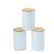 Kit 3 potes dolomita com tampa de bambu zig zag 1,5l – Oikos