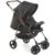 Carrinho de Bebe Reversivel Galzerano Milano Preto Cobre