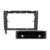 Moldura 1 Din Gol / Parati / Saveiro G3 1999 2000 2001 2002 2003 2004 2005 Preta com porta objeto Expex – EPX 283