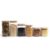 Kit Potes Hermeticos Vidro Quad Flat 1400/1100/800ml – 6 pçs Oikos
