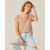 Blusa Básica Feminina Decote Canoa Em Viscose Stretch