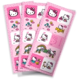 Adesivo Quadrado – Hello Kitty Rosa – 30 unidades – Festcolor – Rizzo