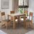 Conjunto Sala de Jantar Mesa Fidelitá Veneza Com 4 Cadeiras Freijó/Off-White Assento Cacau