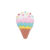 Aplique Sorvete Rosa Silicone – 3,5cm – 4 Un – Artegift – Rizzo