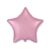 Balão de Festa Metalizado 20″ 50cm – Estrela Cromado Rosa Pastel – 01 Unidade – Flexmetal – Rizzo Balões